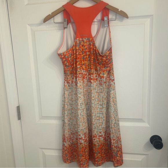 Columbia Orange and Red Backless Dress - Picture 3 of 5